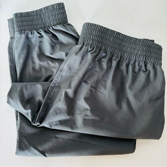 OLD NAVY Grey Olive Green High Rise Sweatpants Sweats Joggers Pants Pockets L - Picture 9 of 10